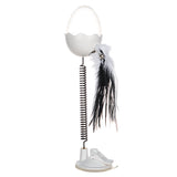 Cat Spring Feather Ball Toy Interactive Play Toy