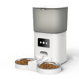 6L WiFi Automatic Pet Feeder with Smart Adjustable Dual Bowls