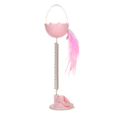 Cat Spring Feather Ball Toy Interactive Play Toy