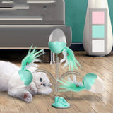Cat Spring Feather Ball Toy Interactive Play Toy