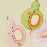 Pet Nail Clippers in creamy donut design for cats and dogs, featuring pink and green colors.