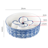 Ceramic Slow Feeder Dog Bowl for Medium & Large Dogs