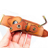 Leather Dog Pet Collar with Location Tracker for Cats and Dogs