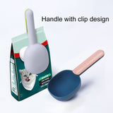 Pet Food Scoop with Bag Clip Ergonomic Measuring Cup