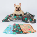 Pet Blanket Flannel Coral Fleece Soft Sleeping Throw
