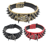 Bite-Proof Pet Collar with Rivet Reinforced Design