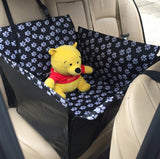 Waterproof Dog Car Seat Cover Hammock with Safety Belt