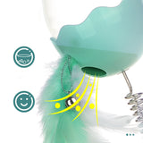 Cat Spring Feather Ball Toy Interactive Play Toy
