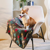 Pet Blanket Flannel Coral Fleece Soft Sleeping Throw