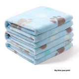 Pet Blanket Flannel Coral Fleece Soft Sleeping Throw