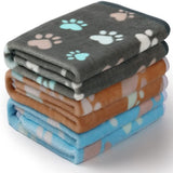 Pet Blanket Flannel Coral Fleece Soft Sleeping Throw