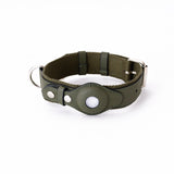 AirTag Pet Collar Leather with Protective Tracker Cover