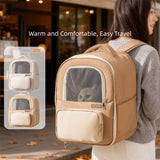 Breathable Pet Carrier Backpack with Mesh Window