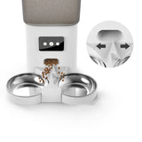 6L WiFi Automatic Pet Feeder with Smart Adjustable Dual Bowls