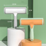 Pet Hair Remover Brush – Two-Way reusable roller showcased in two colors on display.